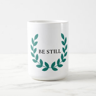 Be Still Minimalist Christian Inspirational Mug
