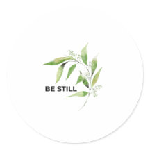 Be Still Olive Branch Inspirational Christian