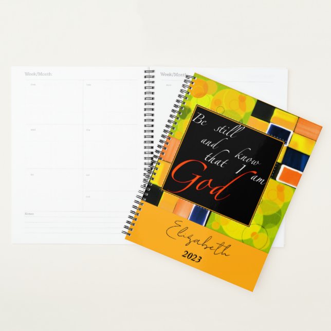 Be still personalised planner (Display)
