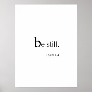 be still poster