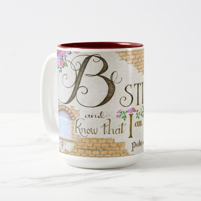 Be Still, Psalm 46:10 - Coffee Mug (Front Left)