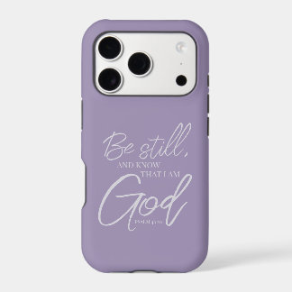Be Still Psalm 46:10 Modern Scripture Purple