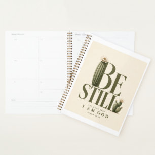 BE STILL Psalm 46:10 Planner Cream