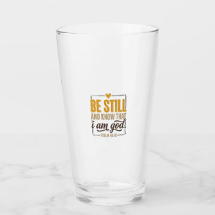 Be Still Psalm 46_10 Vintage Christian Shirt Desig Glass