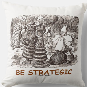 Be Strategic Through The Looking Glass Cushion