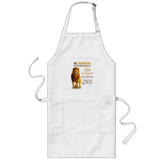 Be Strong and Courageous  Long Apron