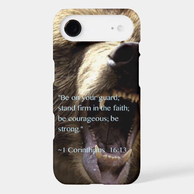"Be strong" Case-Mate iPhone Case (Back)