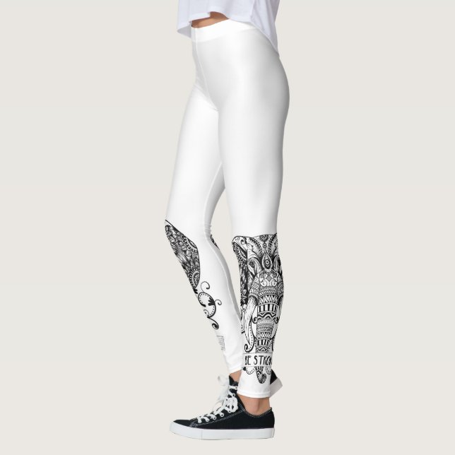 Be Strong Elephant Leggings (Left)