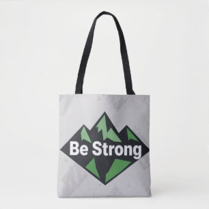 Be Strong Geometric Tote Bag