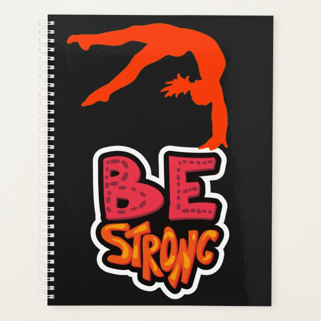 Be Strong Gymnastics Planner (Front)