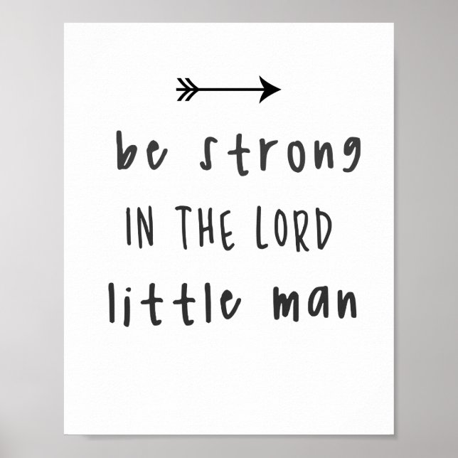 Be Strong In The Lord Poster (Front)