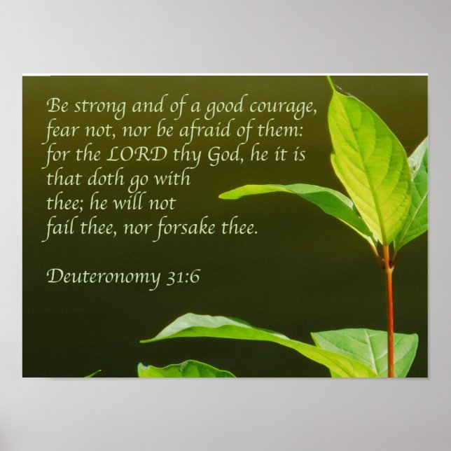 Be Strong Poster (Front)