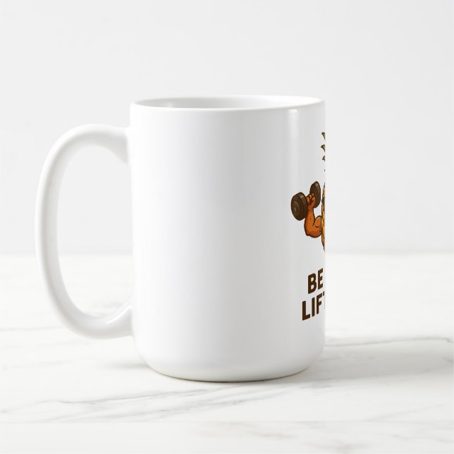 Be Sweet Lift Heavy Pineapple Gym Fitness Funny Coffee Mug (Left)