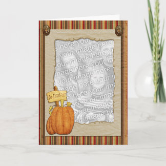 Be Thankful Photo Frame Card