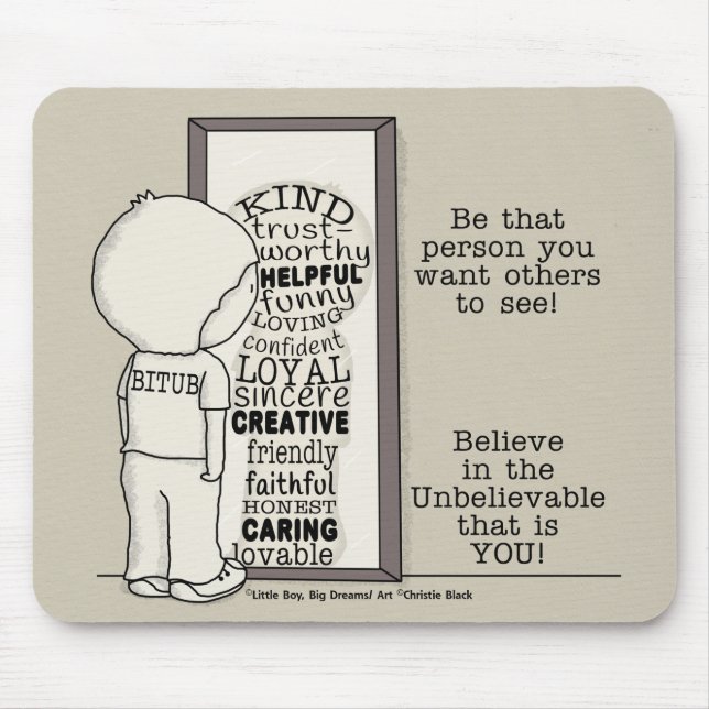 Be That Person Mouse Mat (Front)