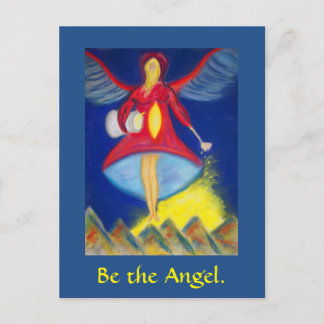 Be the Angel postcard