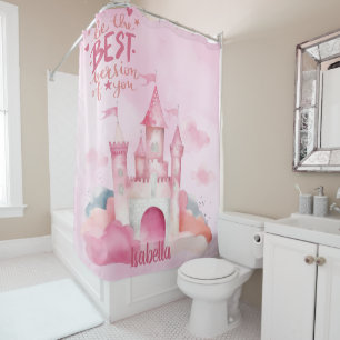 Be the best version of you customisable shower curtain