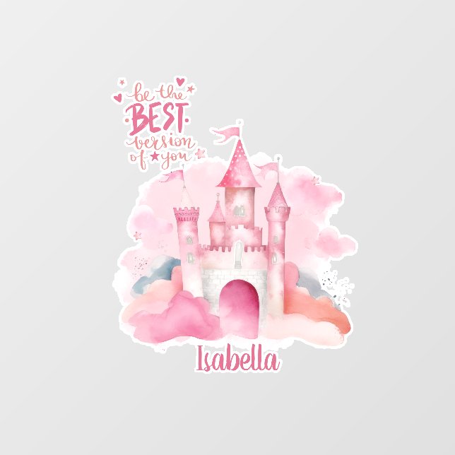 Be the best version of you personalised  window cling (Sheet)