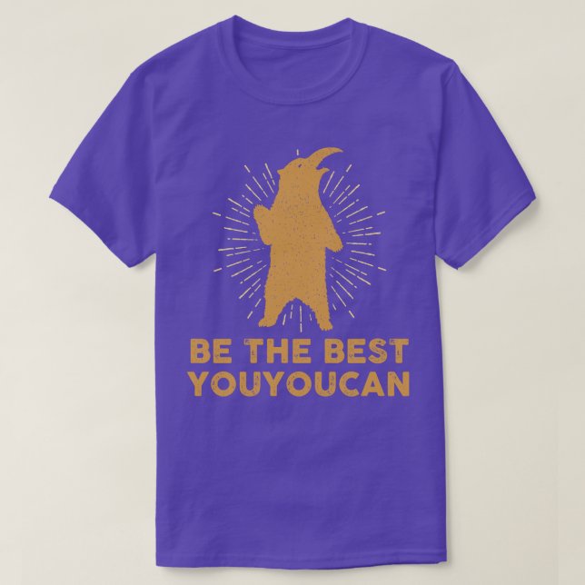 Be The Best Youyoucan You You Can T-Shirt (Design Front)