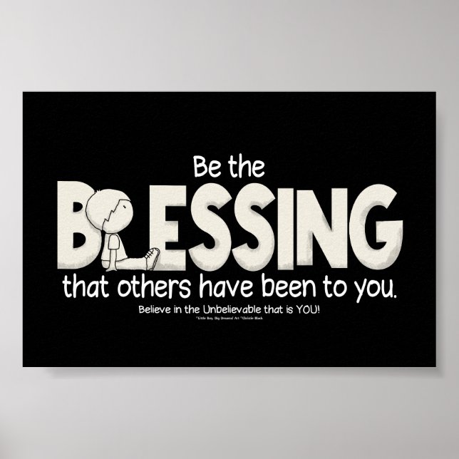 Be the Blessing Poster (Front)