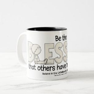Be the Blessing Two-Tone Coffee Mug