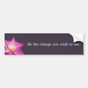 Be the change bumper sticker