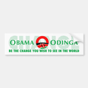 Be the change bumper sticker