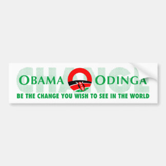 Be the change bumper sticker