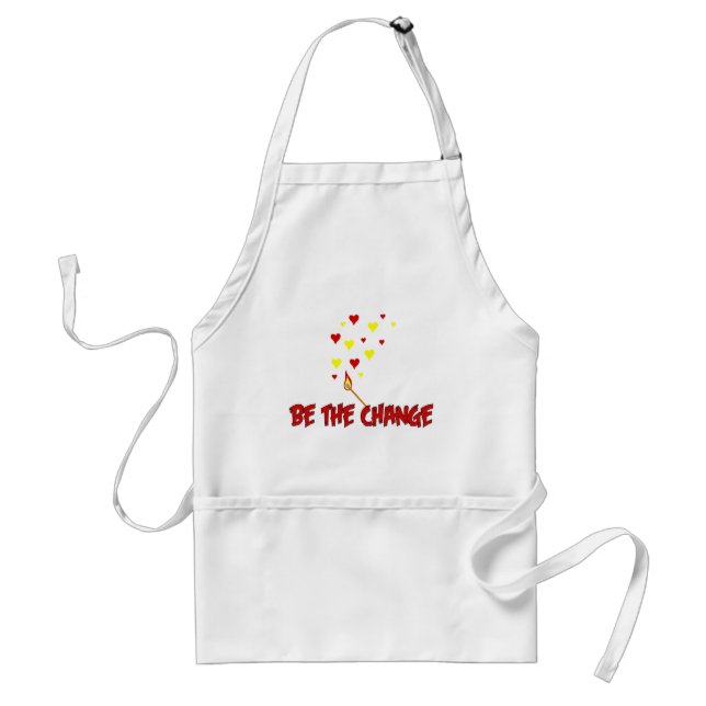 Be The Change Flame Standard Apron (Front)