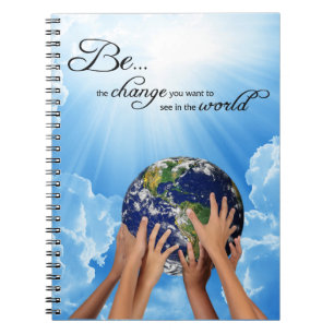 Be the Change - Gandhi Notebook