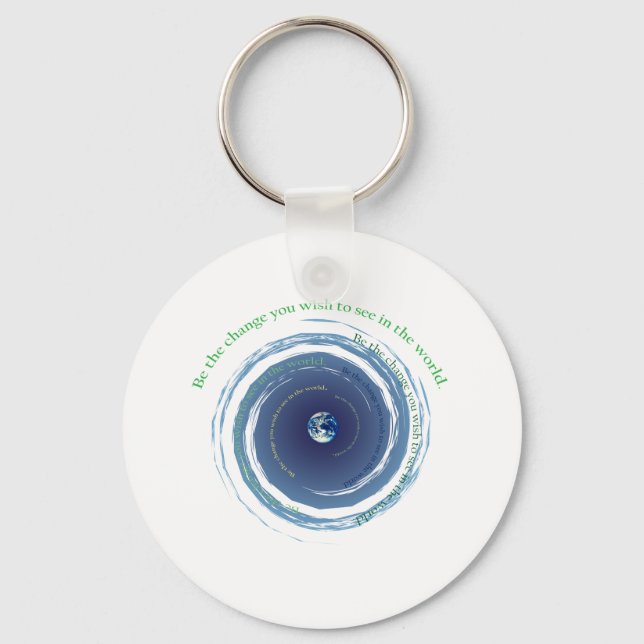 Be The Change Key Ring (Front)