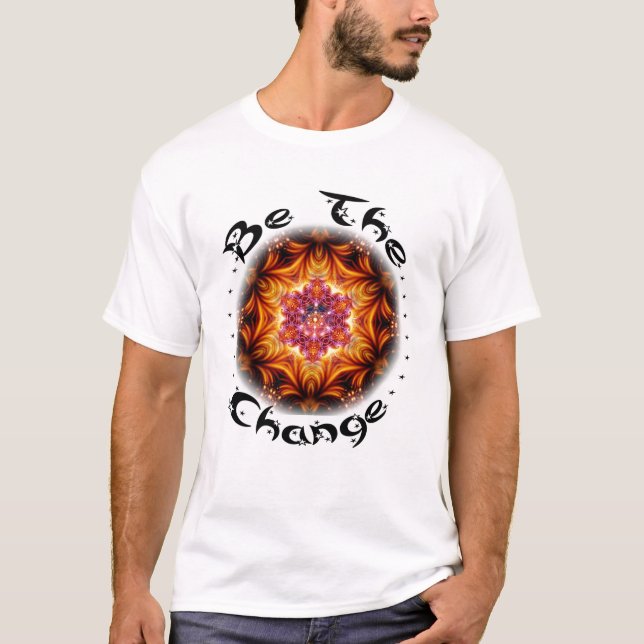 Be the Change men's T-Shirt (Front)