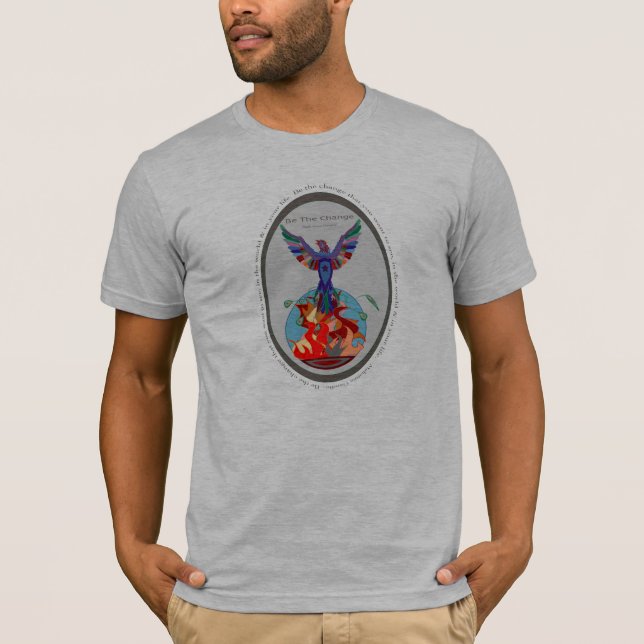 Be The Change Men's T-shirt (Front)
