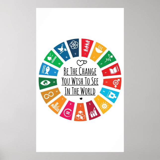 Be The Change Poster (Front)