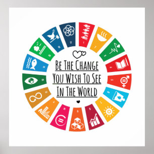 Be The Change Poster