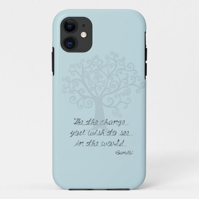 Be the Change Tree Case-Mate iPhone Case (Back)