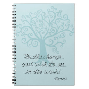 Be the Change Tree Notebook