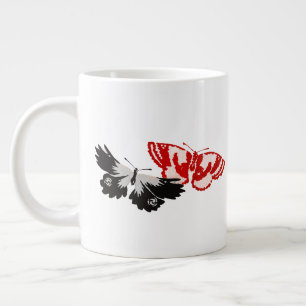 Be the change you wish to see in the world large coffee mug