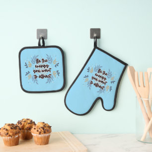 Be The Energy You Want To Attract Oven Mitt & Pot Holder Set