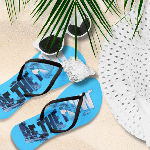 Be The Flow Breaking Wave Flip Flops