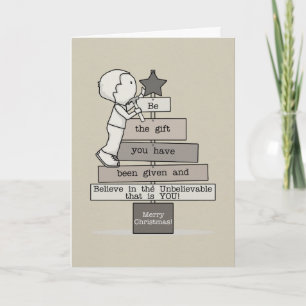 Be the Gift-Christmas Tree Card