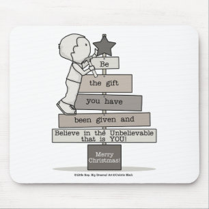 Be the Gift-Christmas Tree Mouse Mat