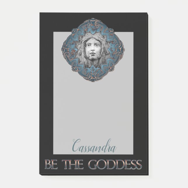 Be The Goddess Personalised Post-it Notes (Front)