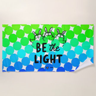 Be the Light Beach Towel