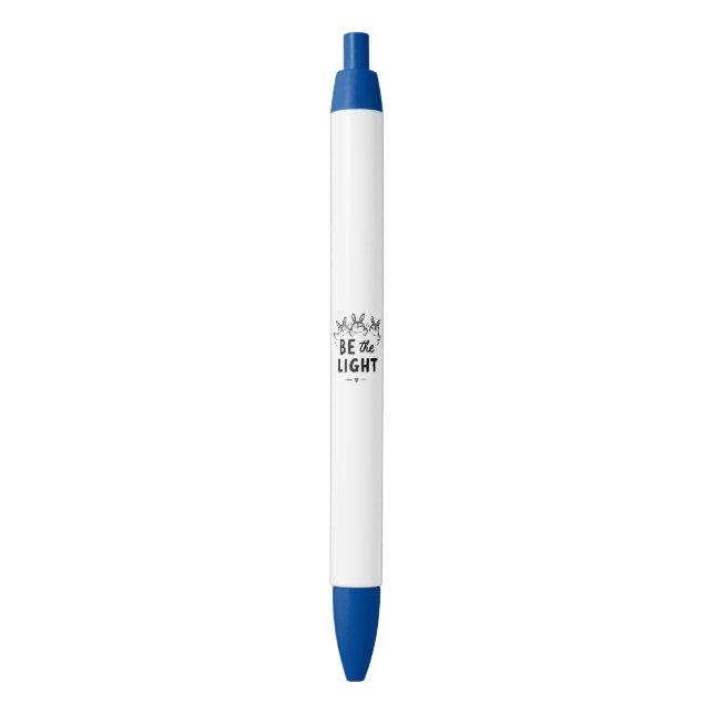 Be the Light Black Ink Pen (Front Vertical)