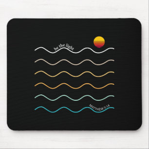 Be The Light Boho Christian Bible Verse Worship Ch Mouse Mat