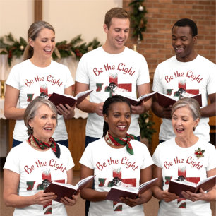 Be the Light Christian Cross T-Shirt