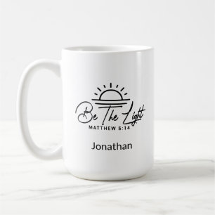 Be the Light Christian Mathew 5:14 Coffee Mug