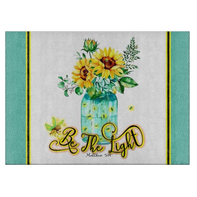 Be The Light  Cutting Board (Front)