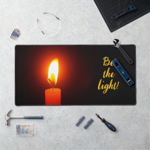 Be the Light Desk Mat